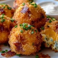 Würzige Bacon-Jalapeño-Cheesebällchen