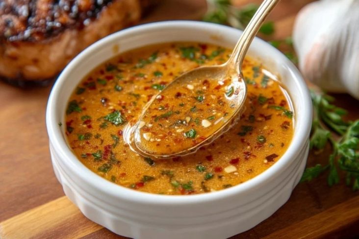Würzige Cajun-Knoblauchbuttersauce