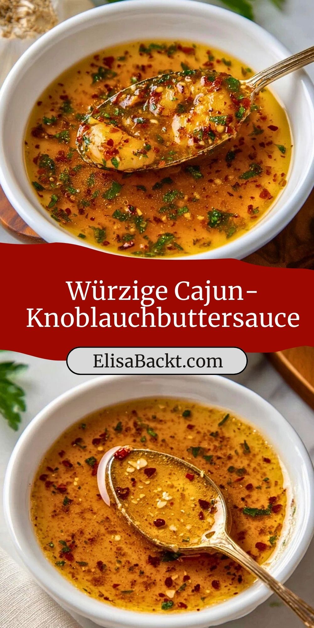 Wurzige-Cajun-Knoblauchbuttersauce