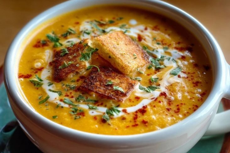 Würzige Kürbissuppe