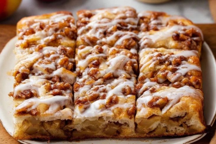 Apfelkrapfen-Focaccia