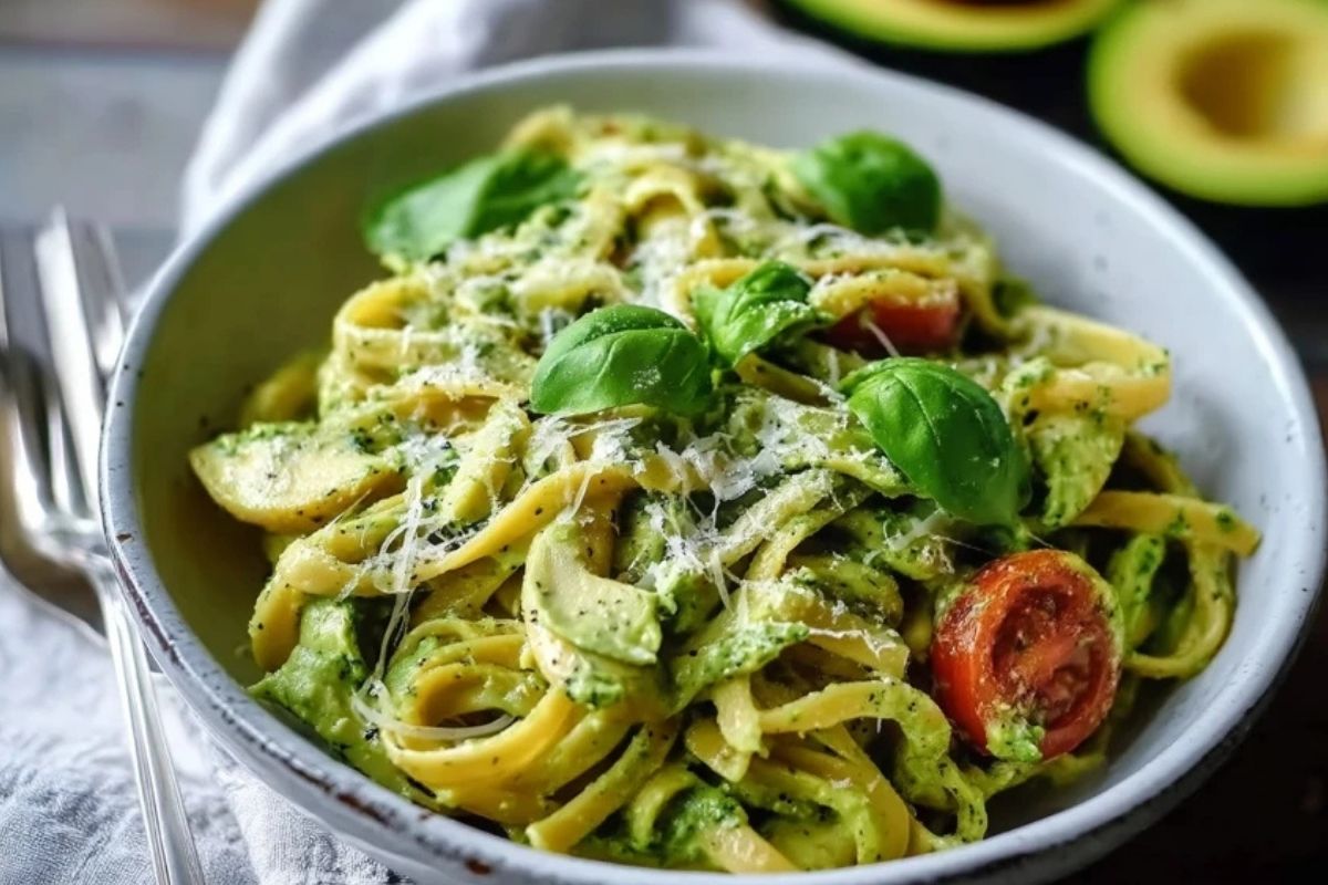 Cremige Avocado-Pasta in 15 Minuten