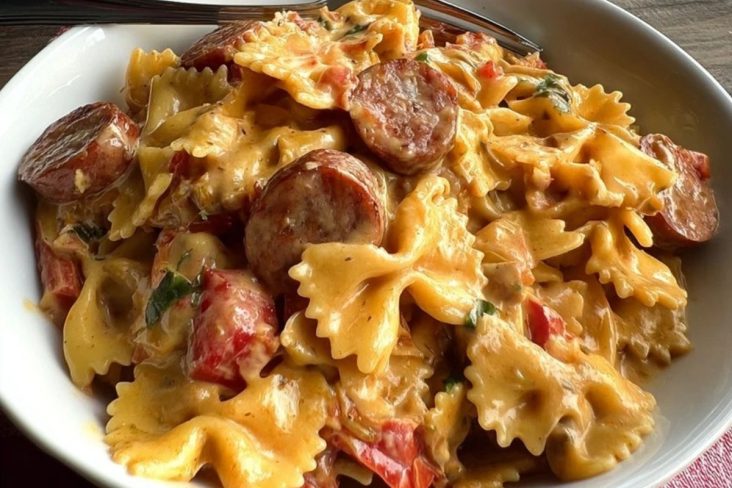 Cremige Cajun-Wurst-Pasta