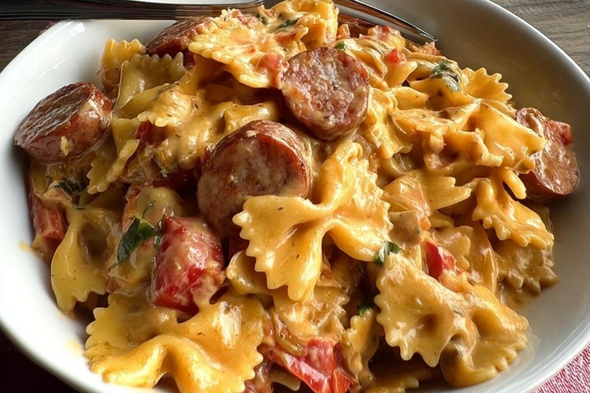Cremige Cajun-Wurst-Pasta