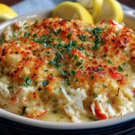 Cremiger Krabbenauflauf