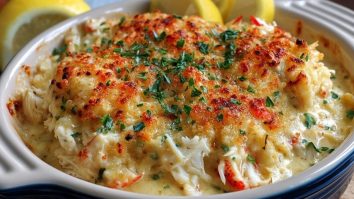 Cremiger Krabbenauflauf