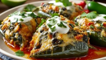 Einfache Gebackene Chili Rellenos