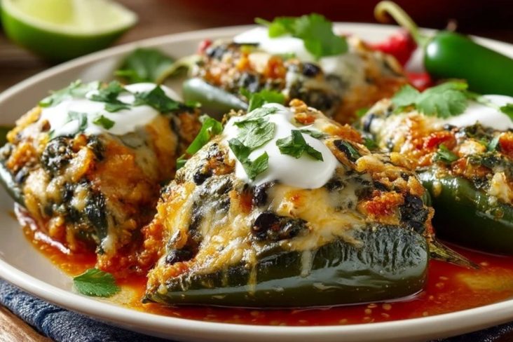 Einfache Gebackene Chili Rellenos