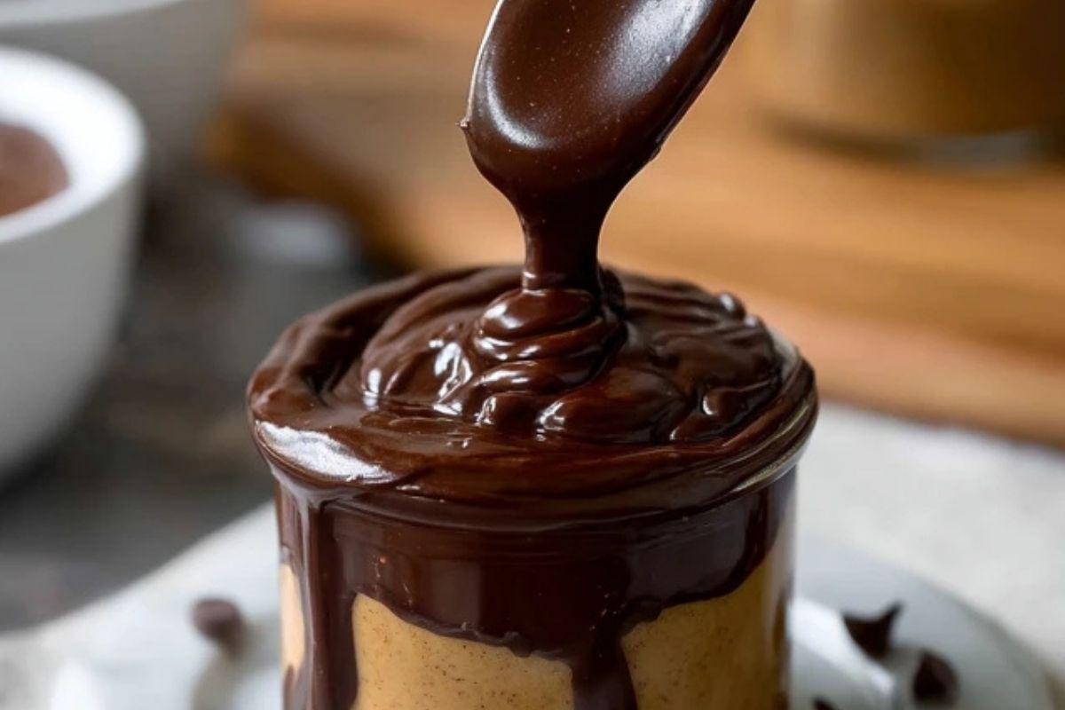 Erdnussbutter Schokoladensauce