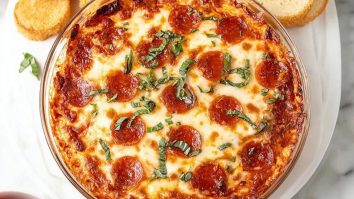 Herzhafter 5-Zutaten Pizza-Dip