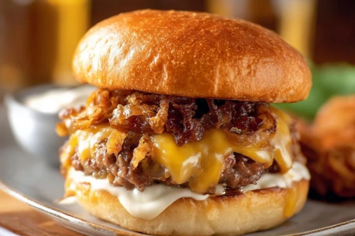 Oklahoma Gebratene Zwiebelburger