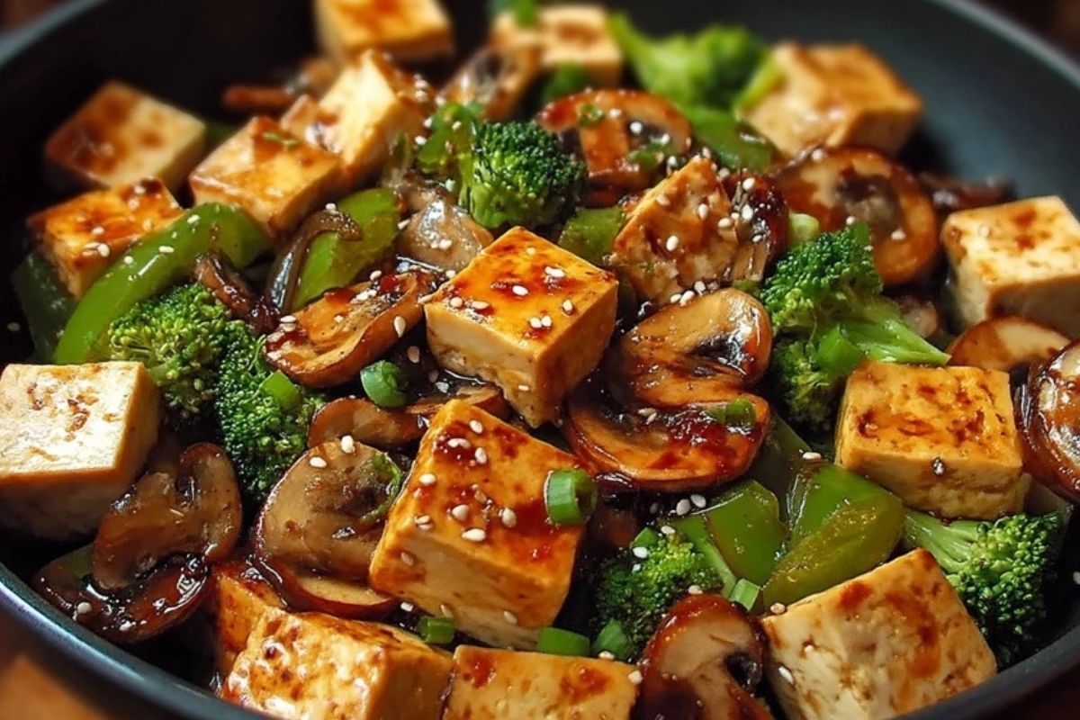 Pilz-Tofu-Pfanne
