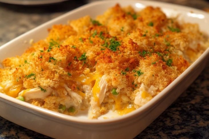 Ritzcracker-Hühnchen-Auflauf