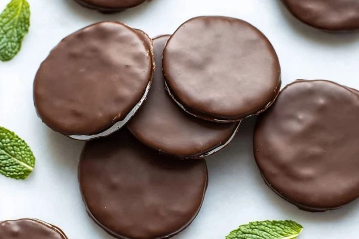 Schokoladenminzplätzchen