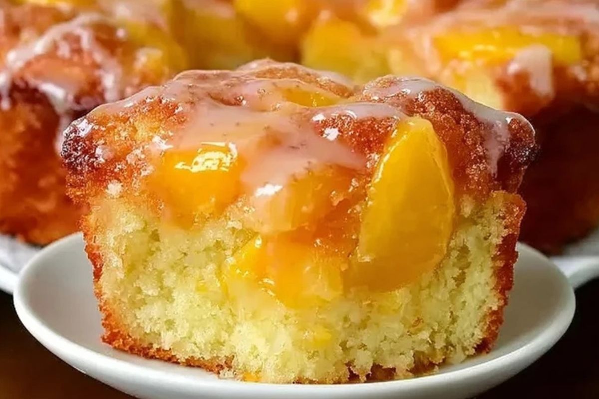 Unwiderstehlicher Sommerpfirsichkuchen