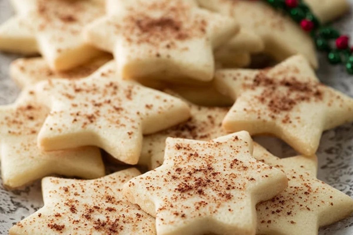 Weihnachtliche Eierlikör Plätzchen