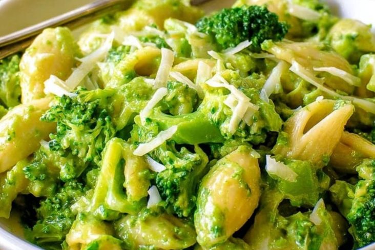 Zerdrückte Brokkoli Pasta