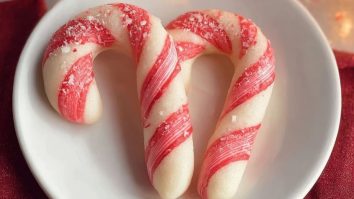 Zuckerstangen Plätzchen