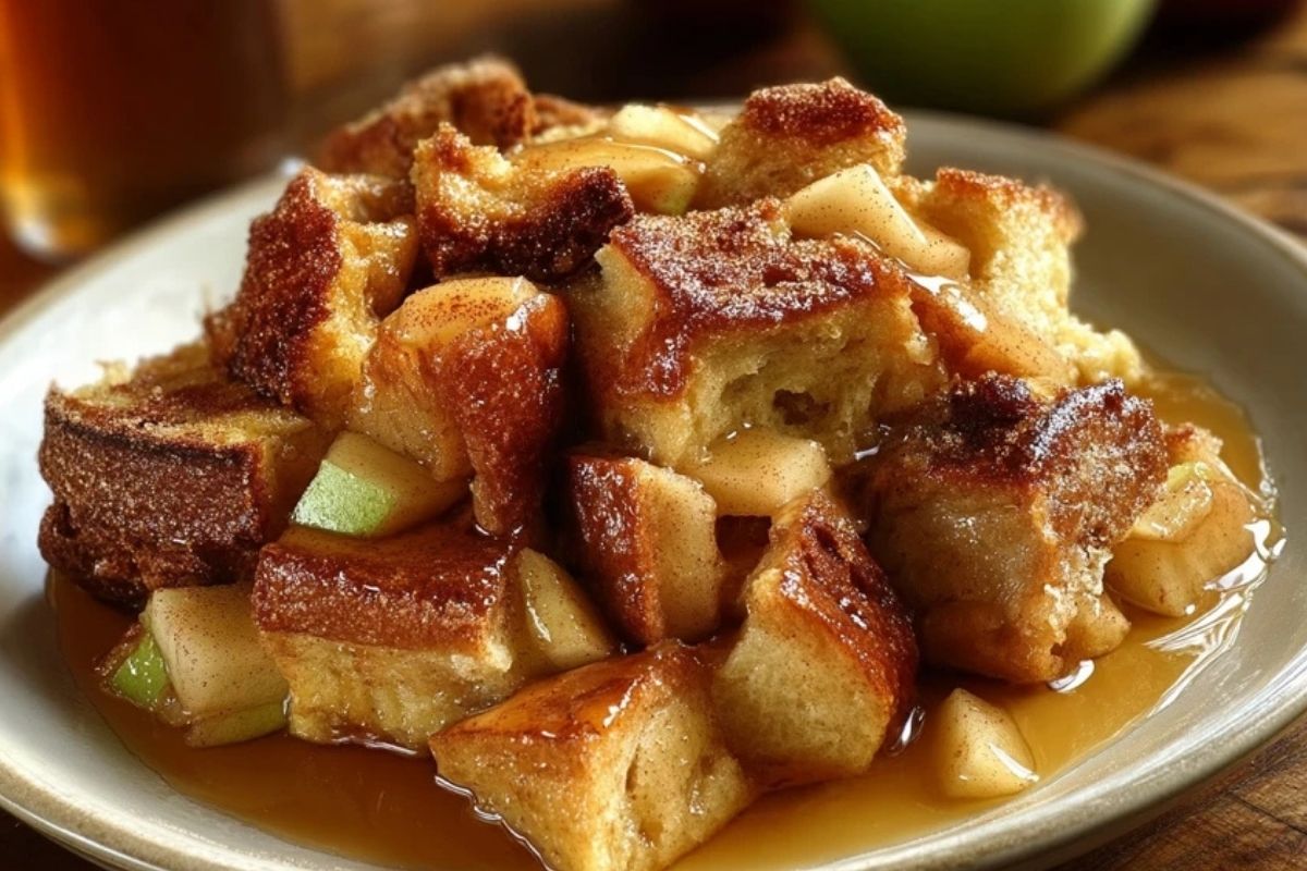 Apfel Zimt French Toast Auflauf