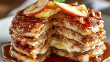 Apfelkuchen-Pfannkuchen