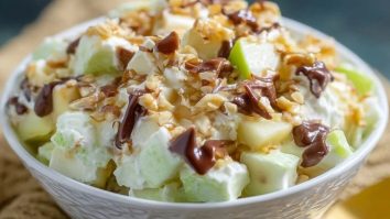 Einfacher Snicker-Apfelsalat