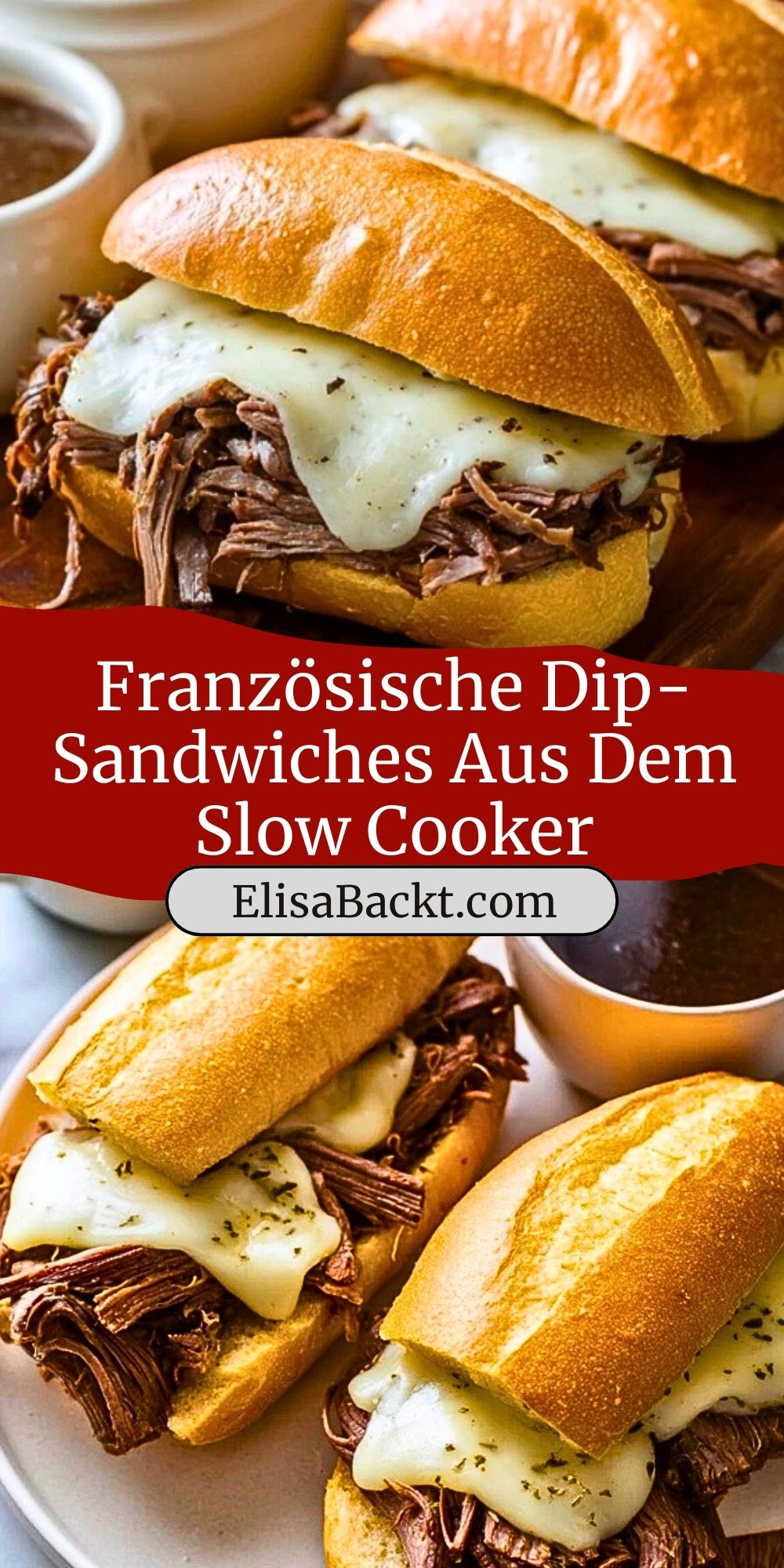 Französische Dip-Sandwiches Aus Dem Slow Cooker
