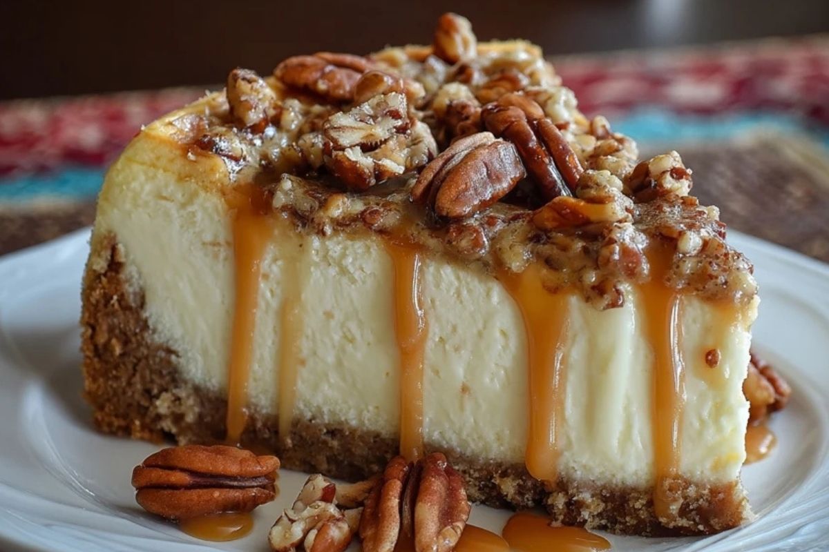 Gebräunte Butter Pekannuss Käsekuchen