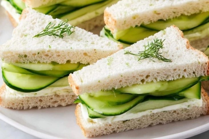 Gurkensandwiches