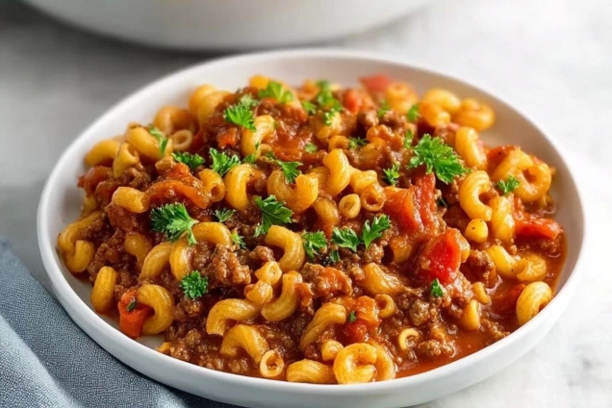 Herzhafter Hackfleisch-Gulasch