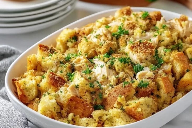 Hühnchen Auflauf Mit Füllung