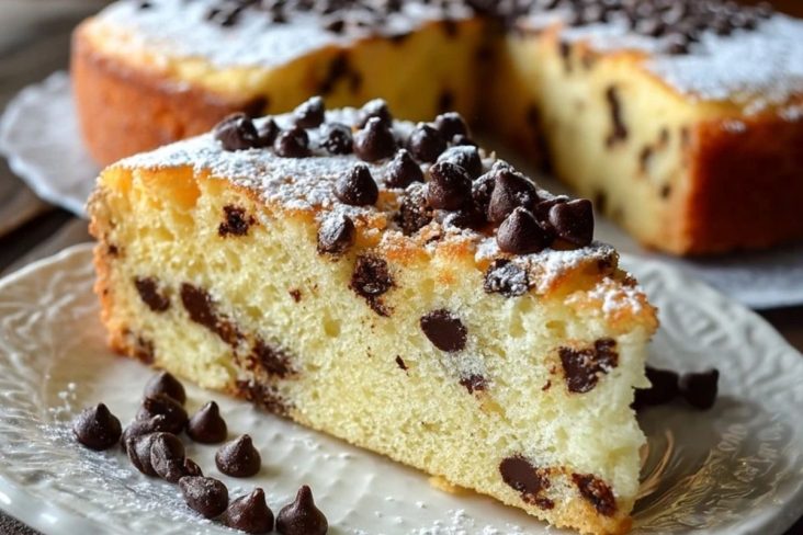 Italienischer Schokoladen-Chip-Ricotta-Kuchen