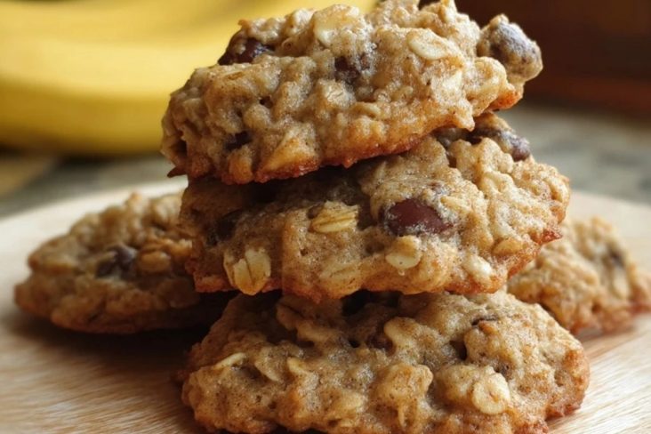 Kauzige Bananen-Haferkekse
