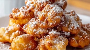 Krapfenbissen aus der Heißluftfritteuse