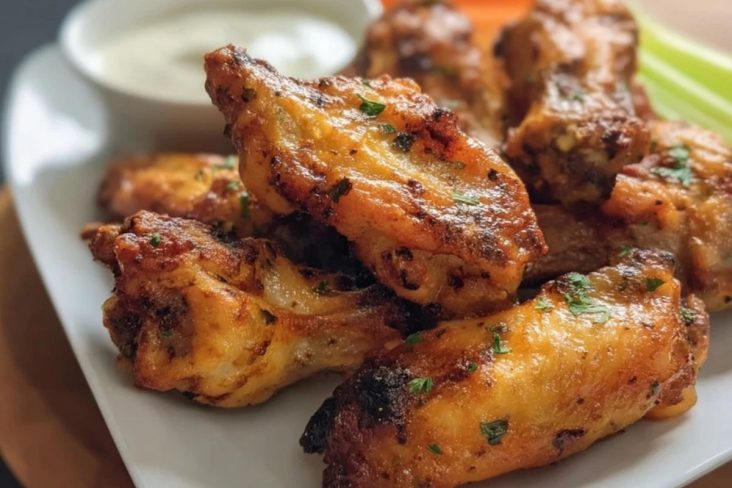 Leckere Hähnchenflügel aus der Heißluftfritteuse