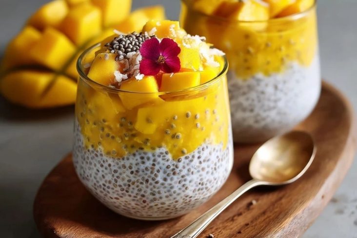 Mango Kokos Chia Pudding