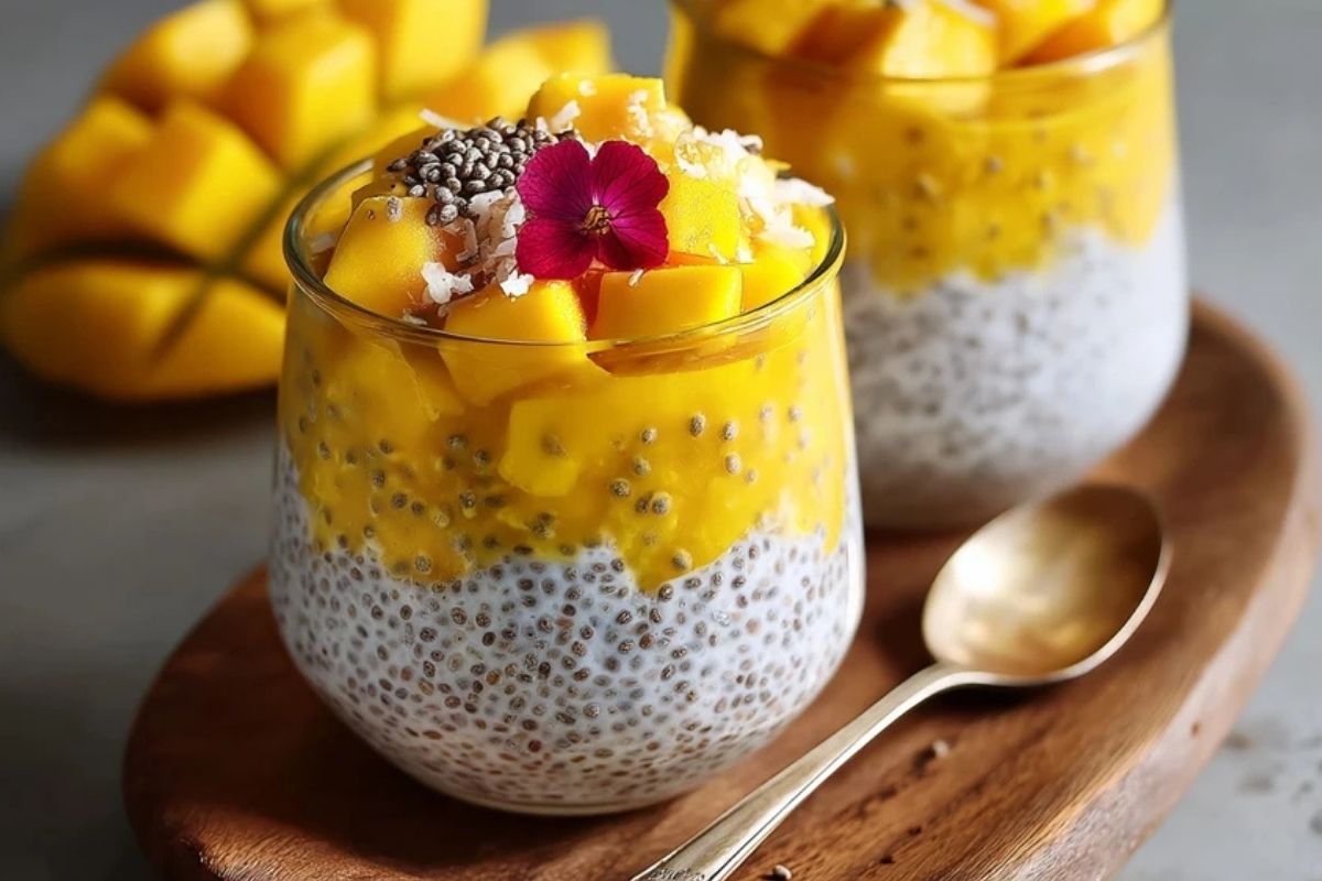 Mango Kokos Chia Pudding