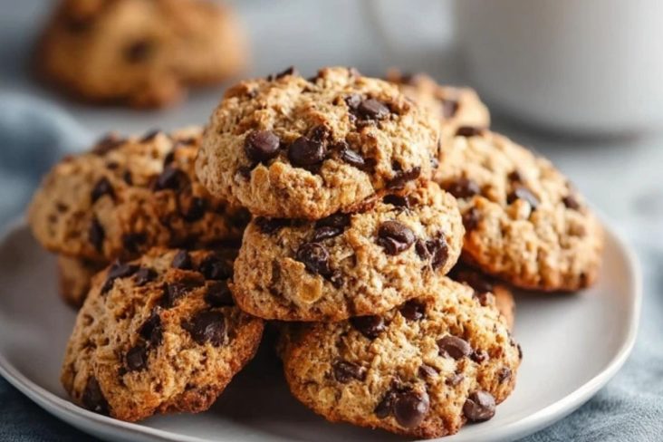 Proteinreiche Haferflocken Frühstückskekse