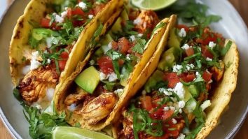 Schnelle Hähnchen-Tacos