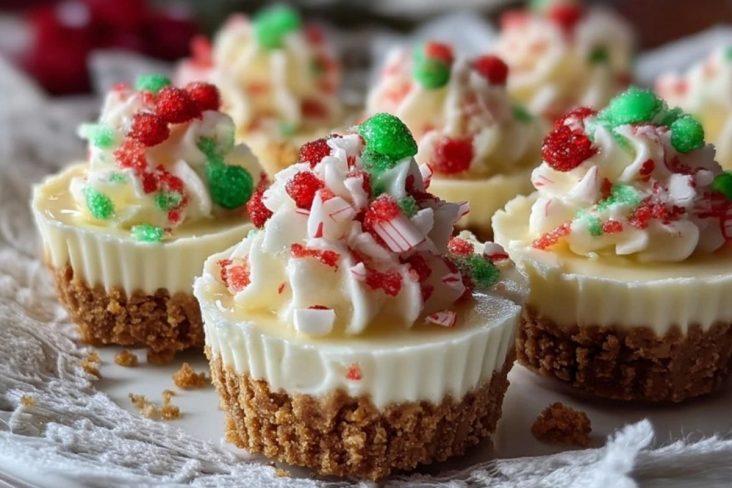Weihnachtliche Mini-Cheesecakes Ohne Backen