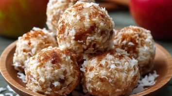 Zimt-Apfel-Hüttenkäse-Bällchen