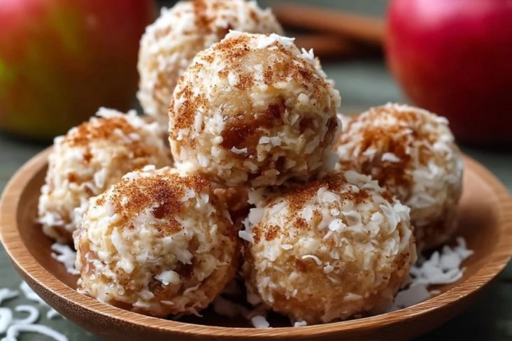Zimt-Apfel-Hüttenkäse-Bällchen